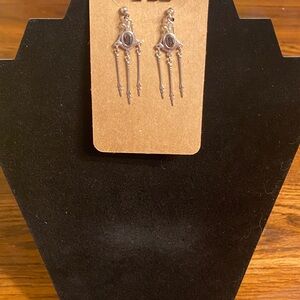 Spidery Gothic Dangle Earrings